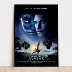 Póster de la película Avatar / Descarga digital / Alta calidad, listo para imprimir