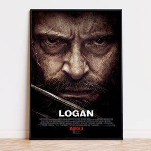 Logan - Póster de la película / Descarga digital / Alta calidad, listo para imprimir