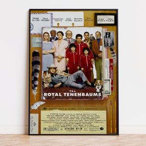 The Royal Tenenbaums - Movie Poster | Digital Download | High Quality Ready To Print