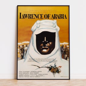 Lawrence of Arabia - Movie Poster | Digital Download | High Quality Ready To Print