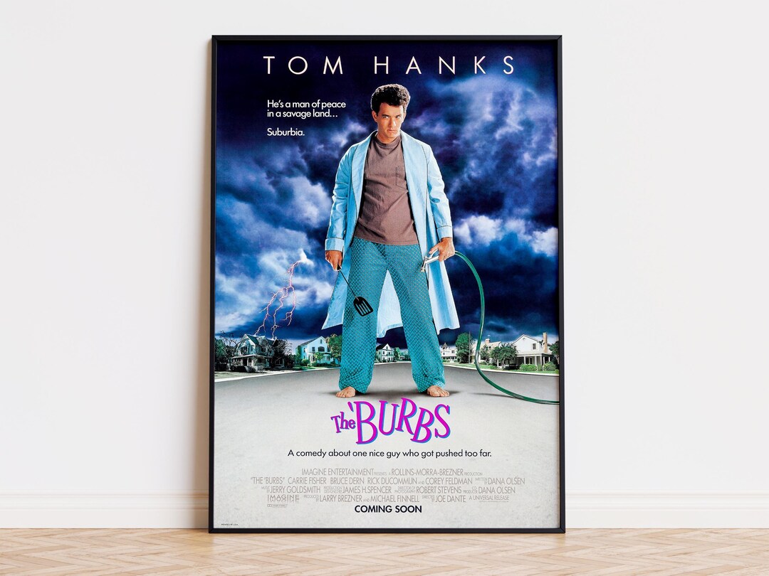 The 'Burbs Movie Poster – 11x17 Inches – Tom Hanks – Reproduction