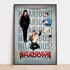What We Do in the Shadows - Movie Poster | Digital Download | High Quality Ready To Print