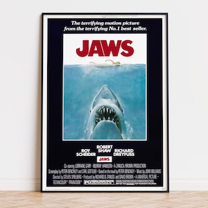 Jaws - Movie Poster | Digital Download | High Quality Ready To Print