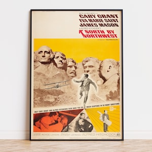 North by Northwest - Movie Poster | Digital Download | High Quality Ready To Print