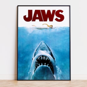 Jaws - Poster del film / Download digitale / Alta qualità pronto per la stampa