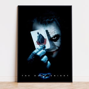 The Dark Knight - Filmposter | Digitaler Download | Hohe Qualität, fertig zum Drucken