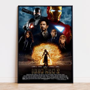 Iron Man 2 - Movie Poster | Digital Download | High Quality Ready To Print