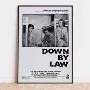 Down by Law - Movie Poster | Digital Download | High Quality Ready To Print