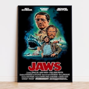 Jaws - Movie Poster | Digital Download | High Quality Ready To Print