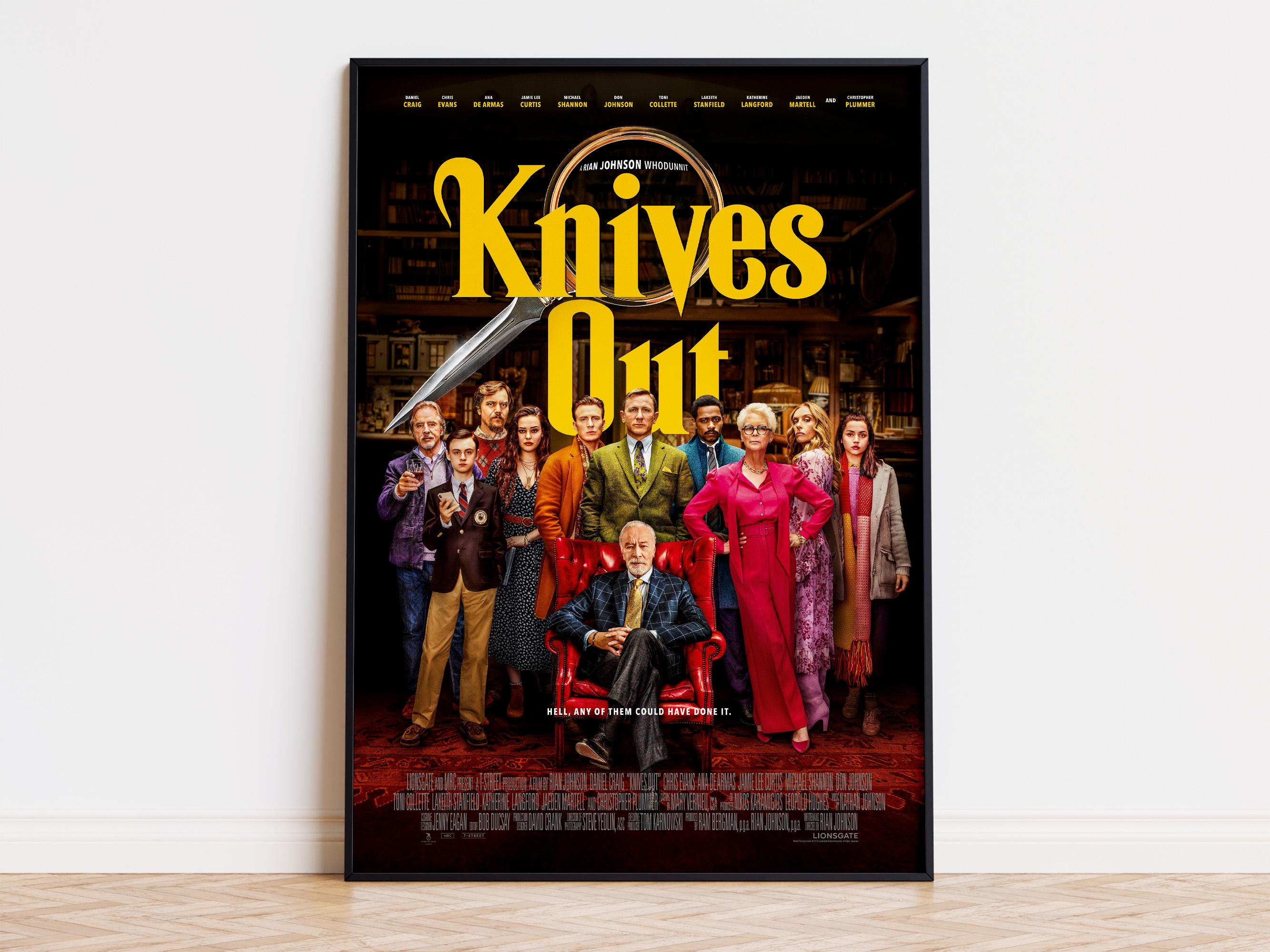Daniel Craig Knives Out Full Movie 123 Buy Knives Out Movie Poster