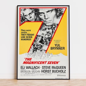 The Magnificent Seven - Movie Poster | Digital Download | High Quality Ready To Print