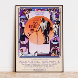 Evil Under the Sun - filmposter | Digitale download | Hoge kwaliteit, klaar om af te drukken