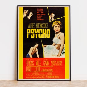 Psycho - Movie Poster | Digital Download | High Quality Ready To Print
