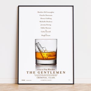 The Gentlemen - Poster del film / Download digitale / Alta qualità pronta per la stampa