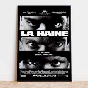 La haine - Poster del film / Download digitale / Alta qualità pronta per la stampa