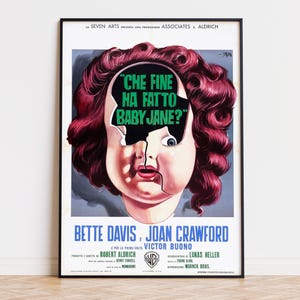 What Ever Happened to Baby Jane - Movie Poster | Digital Download | High Quality Ready To Print