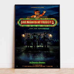 Five Nights at Freddy&#39;s - Movie Poster | Digital Download | High Quality Ready To Print
