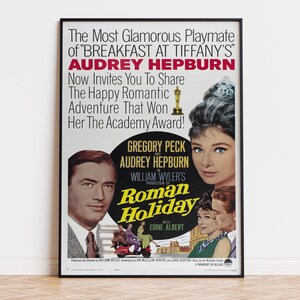 Roman Holiday - Movie Poster | Digital Download | High Quality Ready To Print