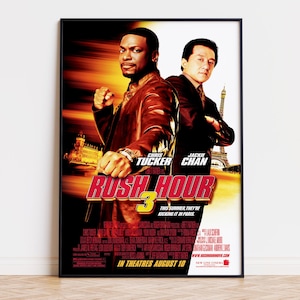 Rush Hour 3 - Movie Poster | Digital Download | High Quality Ready To Print