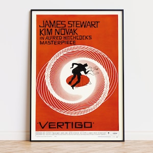 Vértigo - Póster de la película / Descarga digital / Alta calidad listo para imprimir