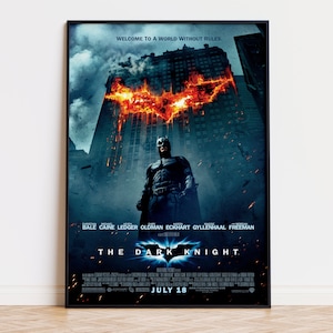 The Dark Knight - Filmposter | Digitaler Download | Hohe Qualität, fertig zum Drucken