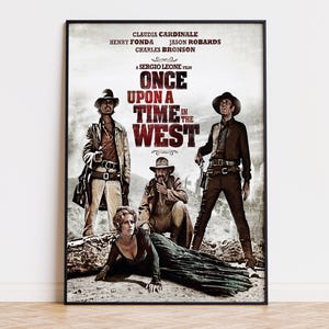 C'era una volta il West - Poster del film / Download digitale / Alta qualità pronto per la stampa
