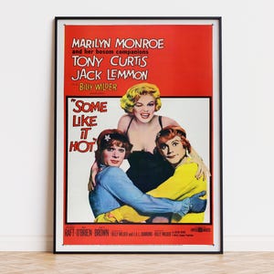 Some Like It Hot - Movie Poster | Digital Download | High Quality Ready To Print