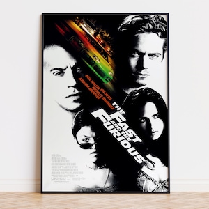Fast and Furious - Poster del film / Download digitale / Alta qualità pronta per la stampa