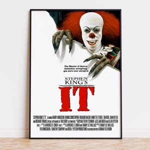 It - Movie Poster | Digital Download | High Quality Ready To Print