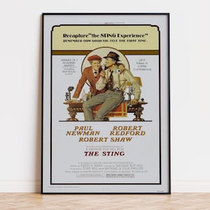 The Sting - Movie Poster | Digital Download | High Quality Ready To Print