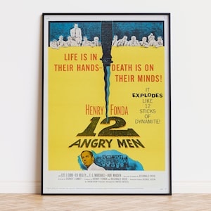 12 hombres sin piedad - Póster de película / Descarga digital / Alta calidad listo para imprimir