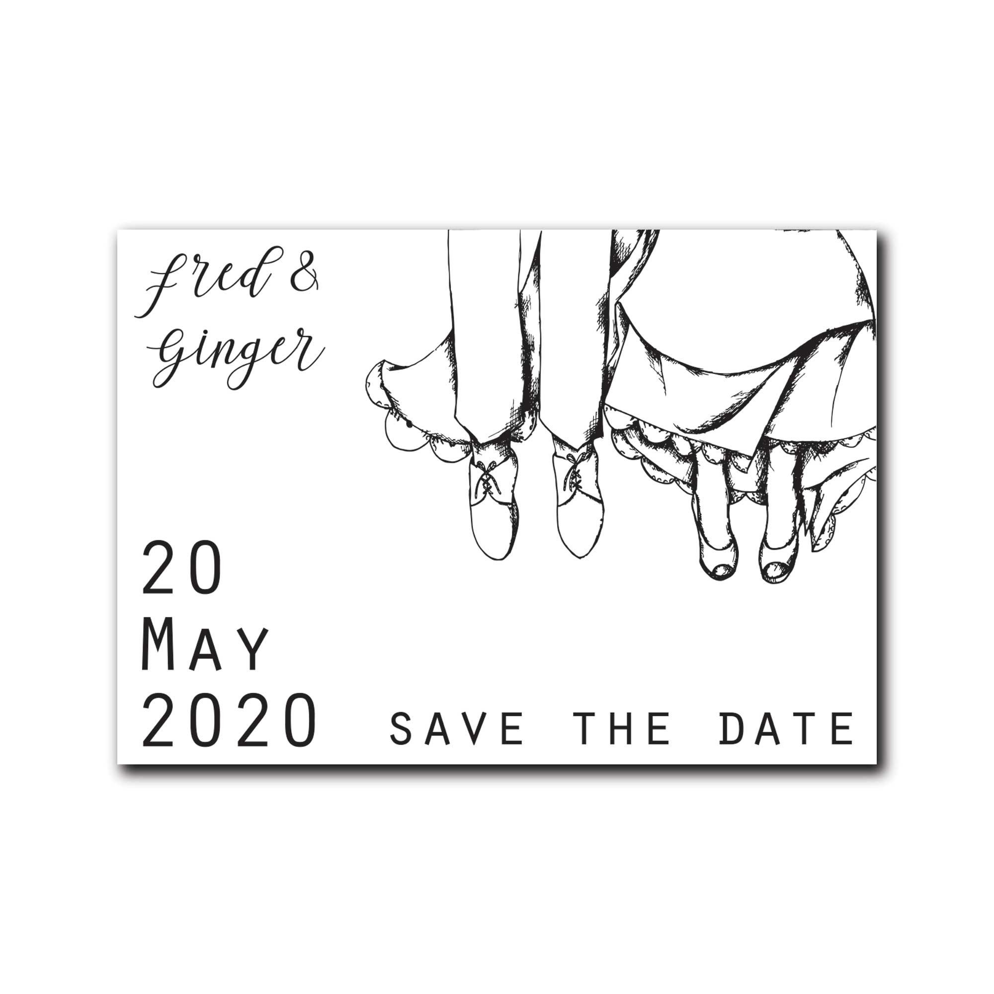 In the Details Save the Date Eco Wedding Stationery Etsy
