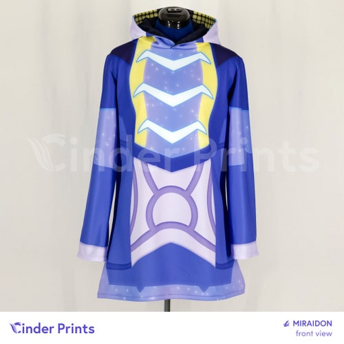 Miraidon shops Inspired Printed Hoodie