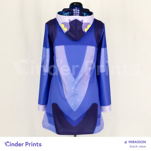 Miraidon shops Inspired Printed Hoodie