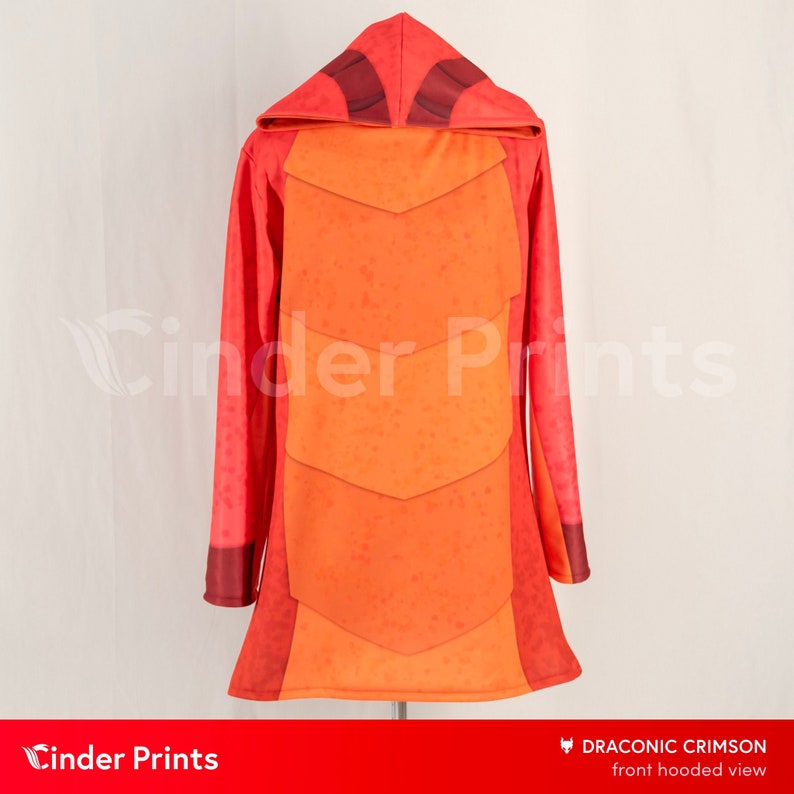 Draconic Crimson (Red Dragon) Printed shops Hoodie