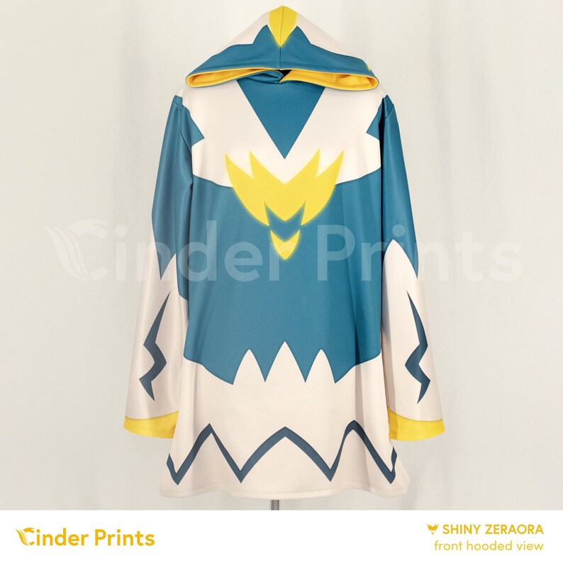 Shiny shops Zeraora Inspired Printed Hoodie