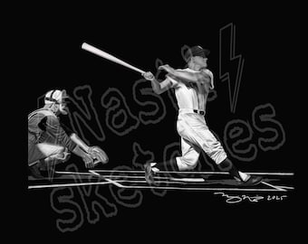 Roger Maris digitaal kunstbestand