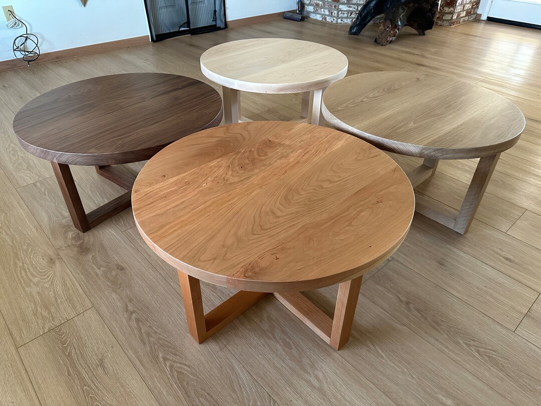 Round Coffee Tables - Etsy