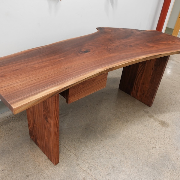 Live Edge Desk Etsy