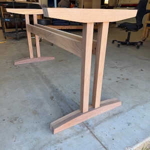 Dining Table With Trestle Base Design - Etsy