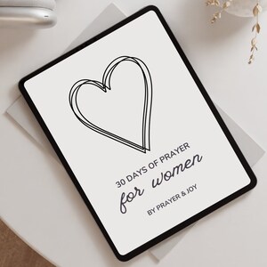 30 Days of Prayers eBook | Book of Prayers | Prayers for Women | Bible Study Journal | Faith Prayers | PDF Prayer Book | GoodNotes Prayer