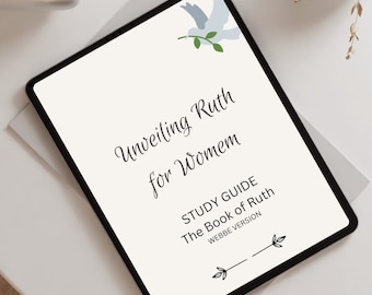Book of Ruth Study Guide | Bible Study Guide | Digital Download | PDF | Faith | Women’s Bible | Devotionals | Payer | Bible Journal | Jesus