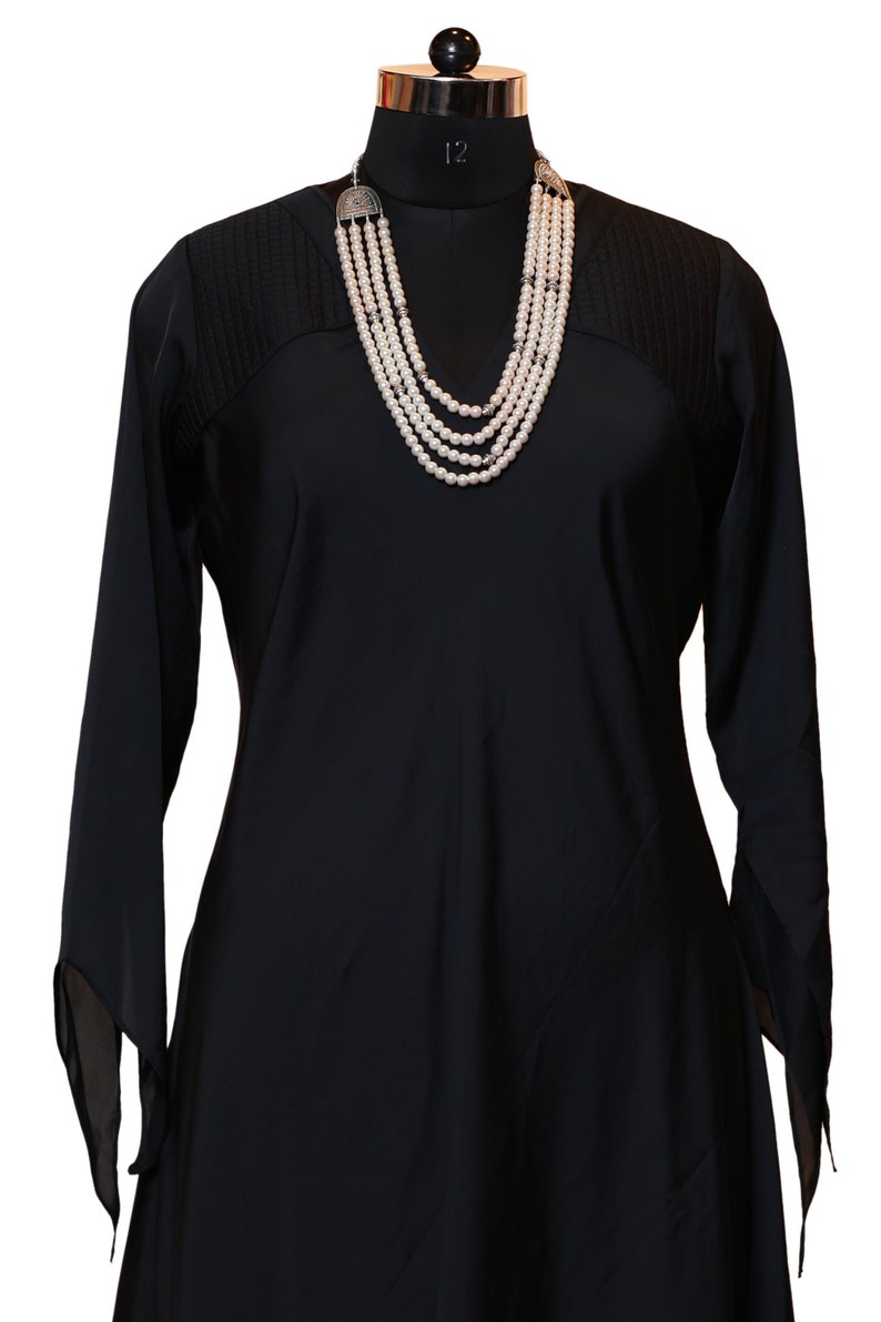 Black Silk Gown UK18XXL44