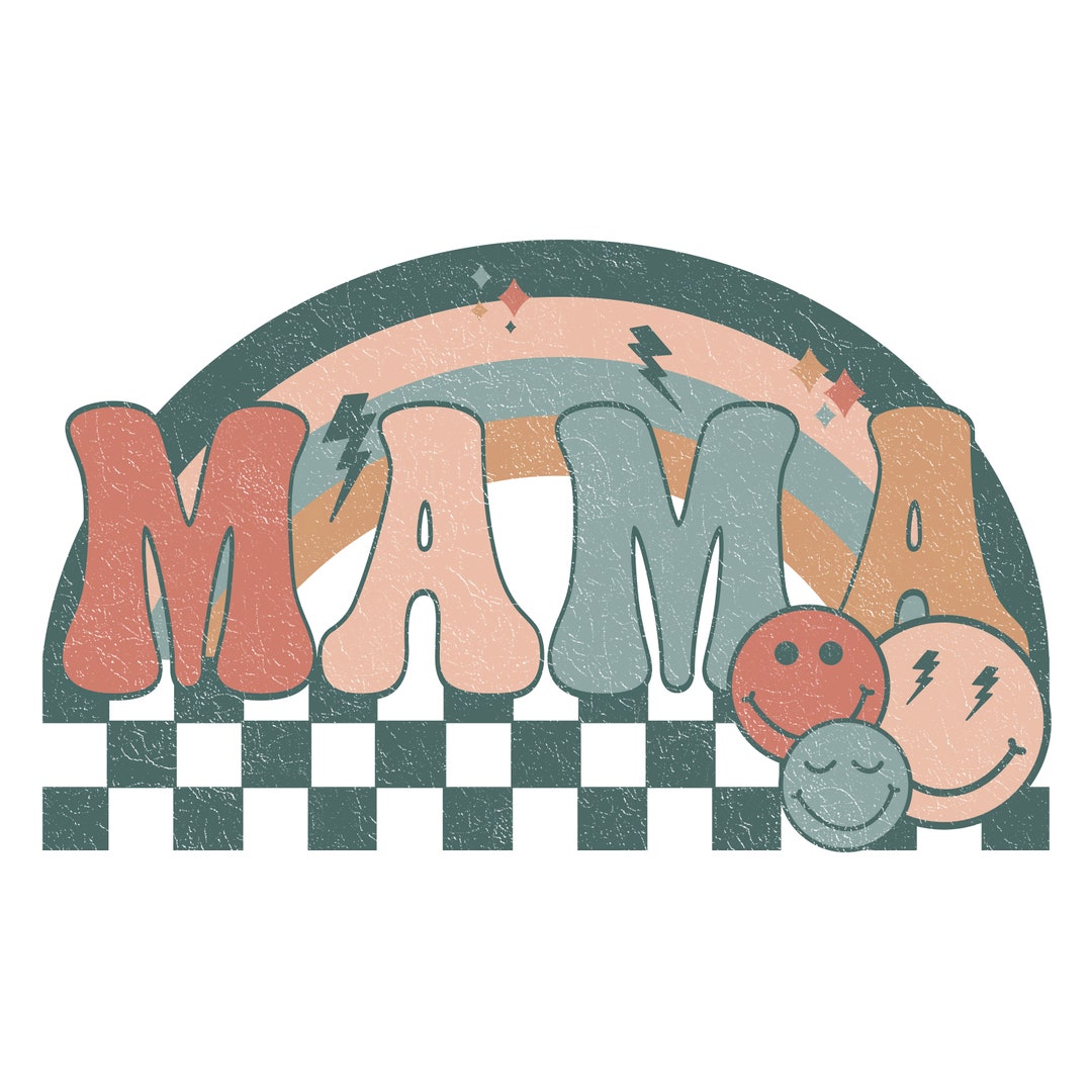 Retro Mama Design Sublimation Design Graphic Design Digital - Etsy
