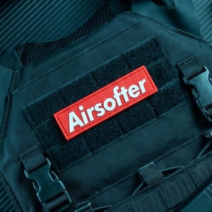 Airsoft Moral Patch, PVC Patch mit Haken auf der Rückseite