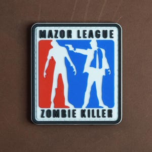 PVC Morale Patch | Mazor League Zombie Killer | Tactical Gear Patch | Hook Backing