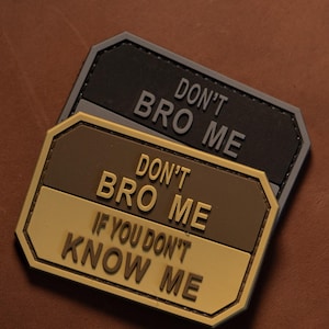 Parche de PVC para moral / No me digas que soy un bromista / Parche de equipo táctico / Parte trasera con velcro