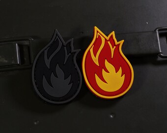 PVC patch tactical morale patch patch fire ball