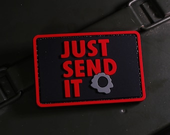 Just Send It PVC Tactical Morale Patch – Hook Backing