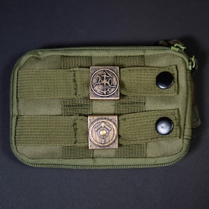 Utility MOLLE Pouch with Loop Panel | Cordura EDC Tactical Organizer | Removable Inner Bag